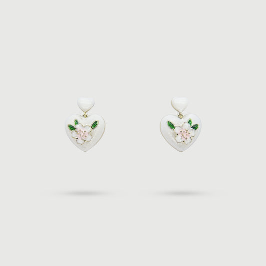 Boucles d'oreilles fleur de Cerisier