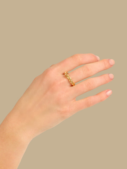 Bague ajustable épine